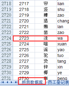 提取B列所有汉字的首字母在C列显示