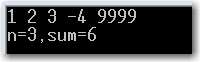从键盘输入若干个十进制整数，以9999结束标志，统计其中正数的个数以及所有正数的累加
