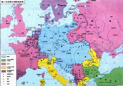 第一次世界大战爆发的时候，德意志帝国、奥匈帝国在全球都有哪些殖民地？有当时的世界地图吗？
