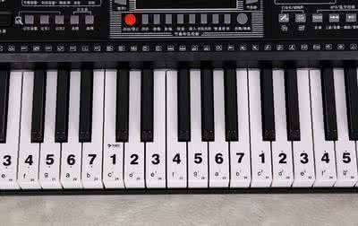 电子琴25白健17黑键代表着什么，但愿配图完整，谢谢