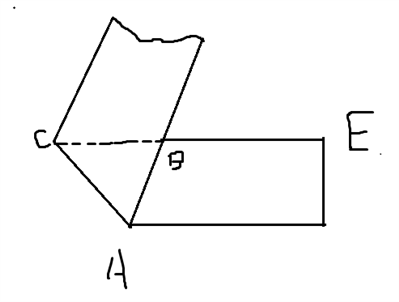 一条宽度相等的线条,按如图9所示的方式折叠，已知∠BAC=65°，则∠ABC为（）
