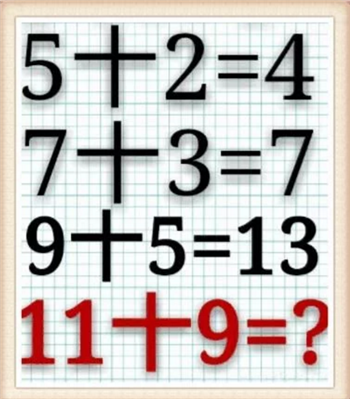 求解 11+9到底多少？？？