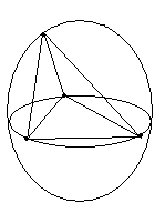 高中数学球面是啥？是一个面吗？什么叫做一个四面体的四个顶点在同一个球面上？