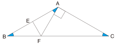 △ABC中AB=AC∠BAC=120°AB的垂直平分线交于AB于点E交BC于点F，连接AF求∠AFC