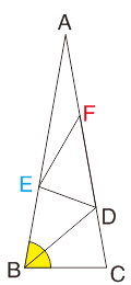 在三角形ABC中，AB=AC，∠A=20度，∠ABC的平分线交AC于点D，求证：AD=BD+BC。