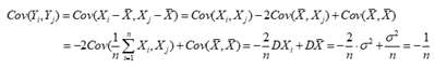 设(x1,x2,x3,.xn) 是来自总体x~N(0,1) 的样本，x为样本均值,记Yi=Xi-x