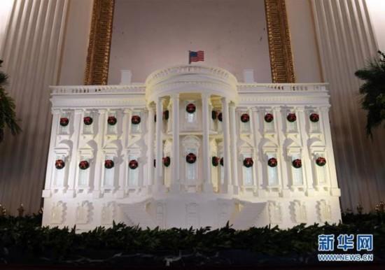 白宫内部圣诞装饰曝光/来看看总统怎么过圣诞