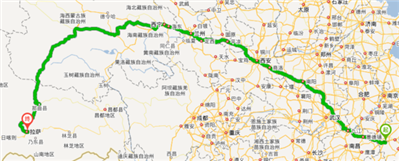 浙江衢州到西藏布达拉宫有多少路程