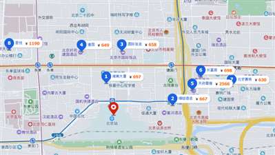 离北京站近的五星级酒店有哪些呢？