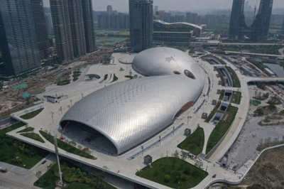 杭州奥体博览城主体育馆像什么