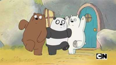 有一头熊猫和一头棕色的熊是哪个动漫