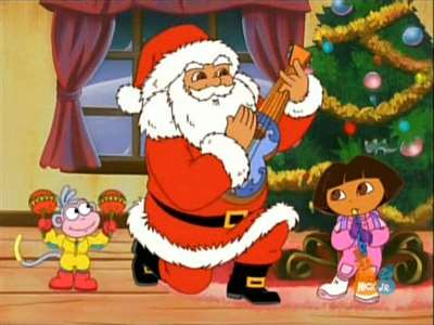 爱探险的朵拉给圣诞老人送礼物是哪季哪集