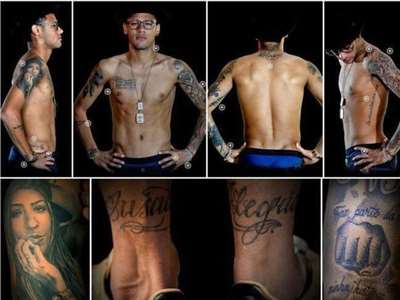 巴西著名球星内马尔的身上一共有几处纹身