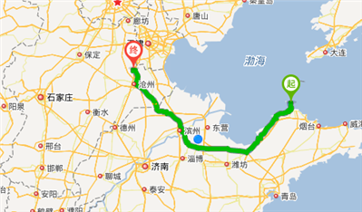 长岛到青县有多少公里