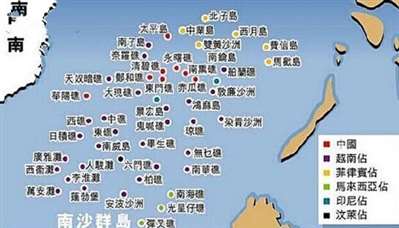 请发一张南沙群岛的地图（大一点），然后呢，再发一些关于南沙群岛的内容。