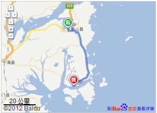 象山高速出口到石浦镇大塘港有多远?