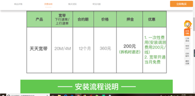 上海电信天天宽带20M 有合约期吗？